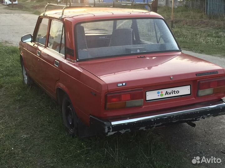 ВАЗ 2107 1.5 МТ, 1995, 18 265 км