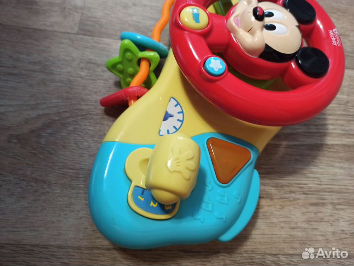 Руль детский музыкальный Микки Маус