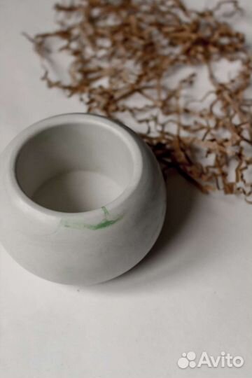 Подсвечник из гипса 50 мл