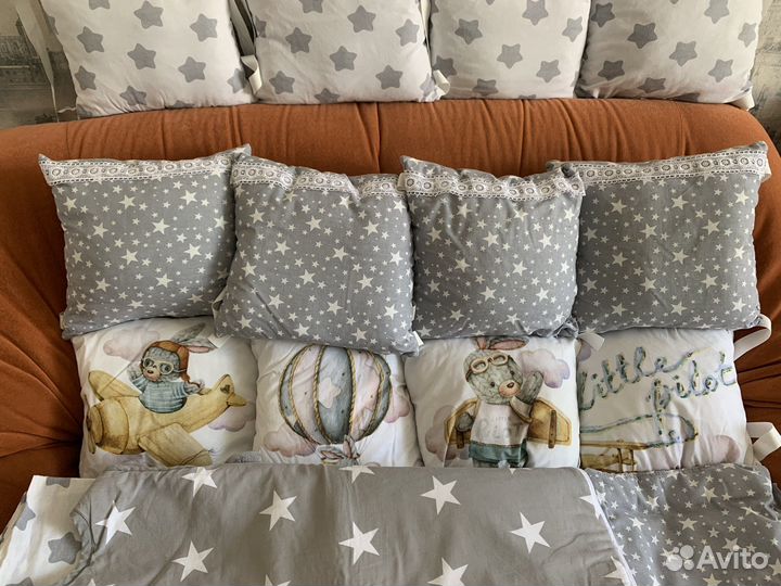 Комплект для новорожденных в кроватку