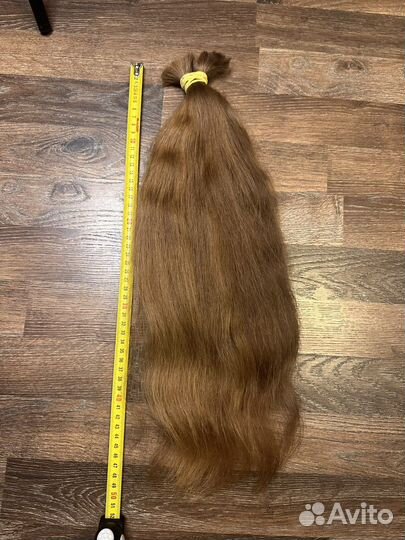 Волосы подростковые натуральные некрашеные