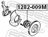 1282-009M к-кт подшипника ступицы задн.\ Hyund