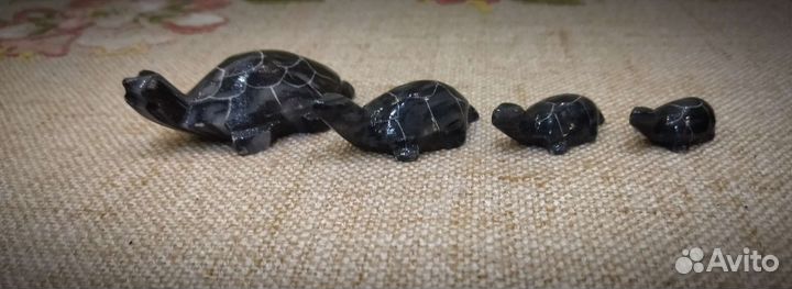 Лот винтажных статуэток черепахи