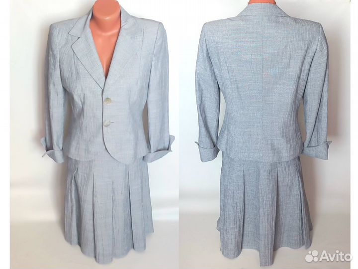 Костюм женский с юбкой 44 46 новый Франция