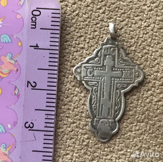 Крест серебро. 84 проба