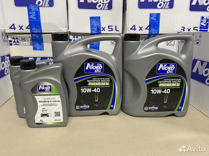 Масло моторное Premium N CF/SN A/3B4 10W-40 5Л