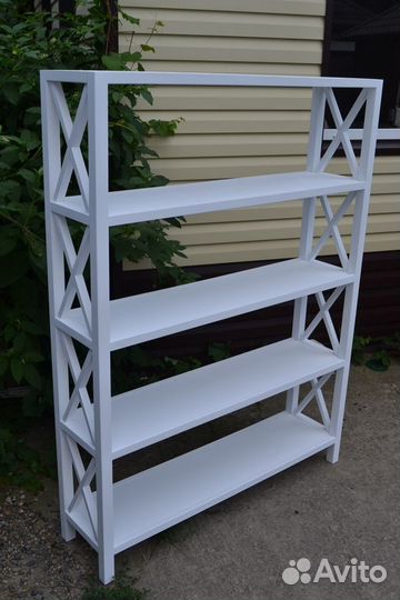 Стеллаж деревянный Прованс