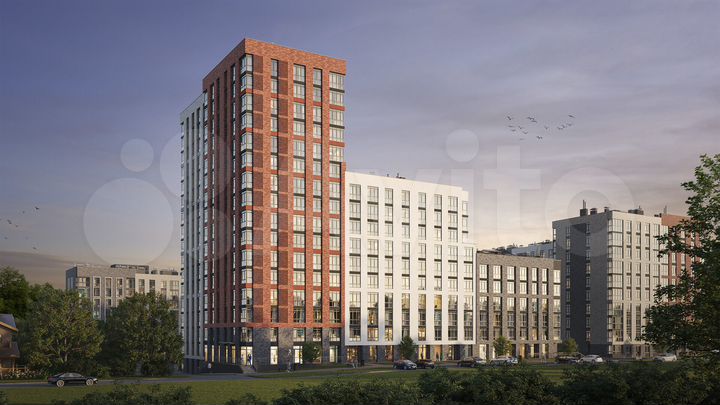 3-к. квартира, 105,8 м², 9/16 эт.