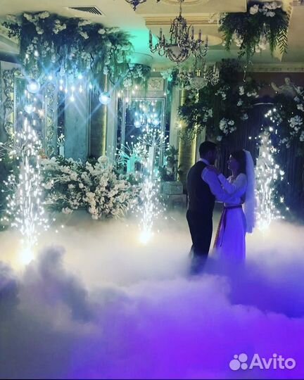 Тяжелый дым на свадьбу, пирамида, фуршет