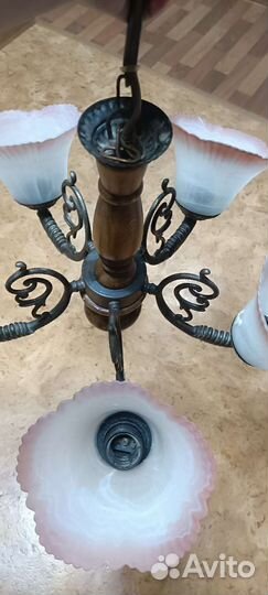 Люстра потолочная бу