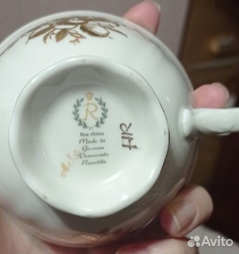 Фарфоровый чайный сервиз гдр