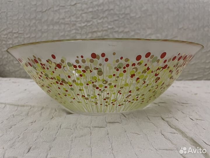 Ваза для фруктов из стекла 27 см