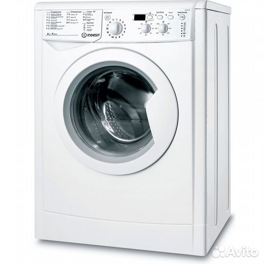 Стиральная машина Indesit IWS D 6105B дисплей 6 кг