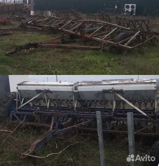 Культиватор кпс-4 и Сеялка зерновая сз-3,6