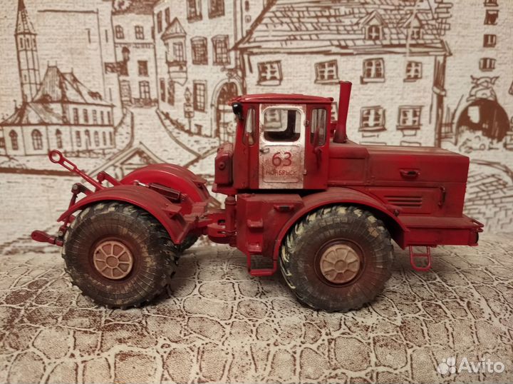 Трактор К 701 Кировец пожарный 1976 СССР SSM