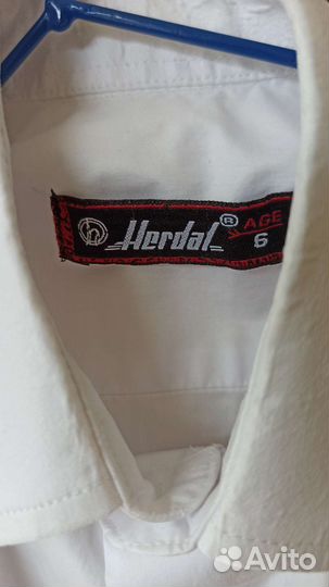 3 белые рубашки для мальчика