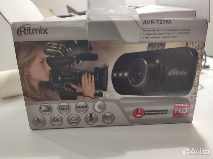 Видеорегистратор ritmix avr-727m