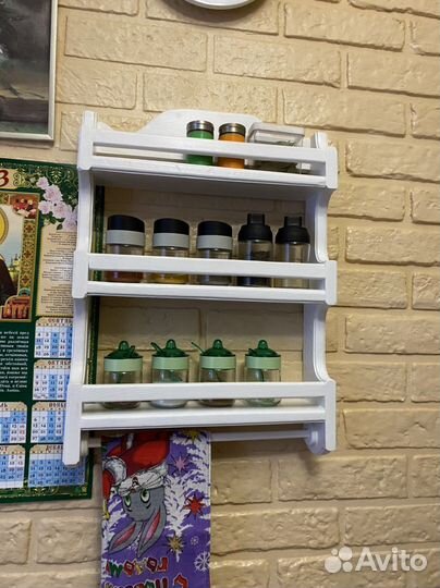 Полка деревянная под специи не Икея