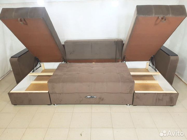 Диван п образный
