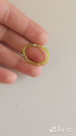 Кольцо из бисера