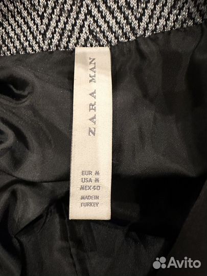 Пальто мужское zara