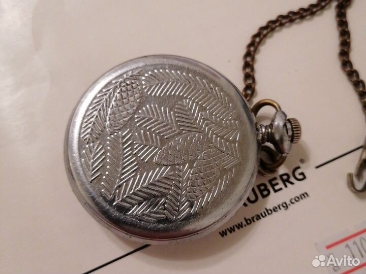 Часы карманные молния глухарь