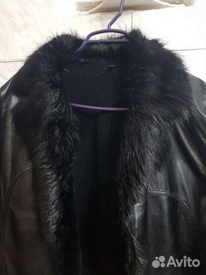 Куртка натуральная норка натуральная кожа