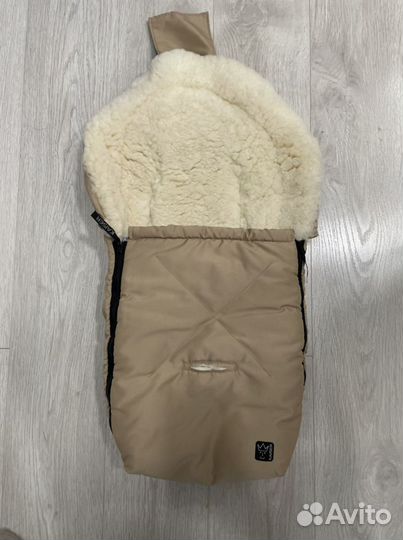 Зимний конверт в коляску из овчины Kaiser