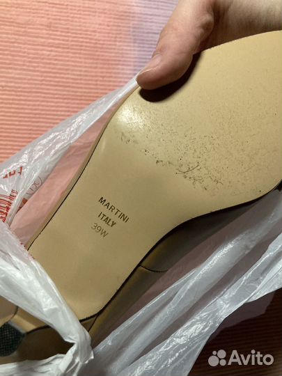 Туфли бежевые 39