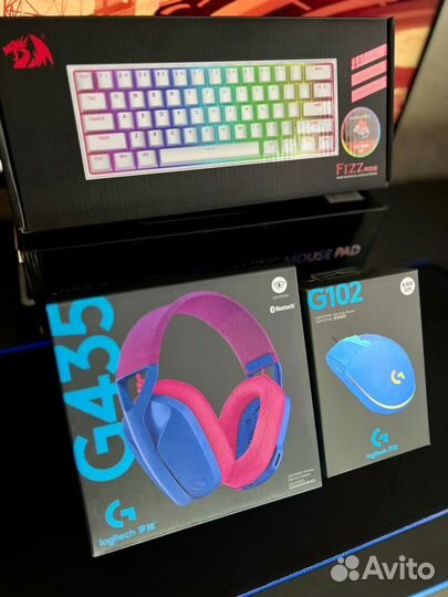 Игровая клавиатура и мышка Новое G102 G304 G435