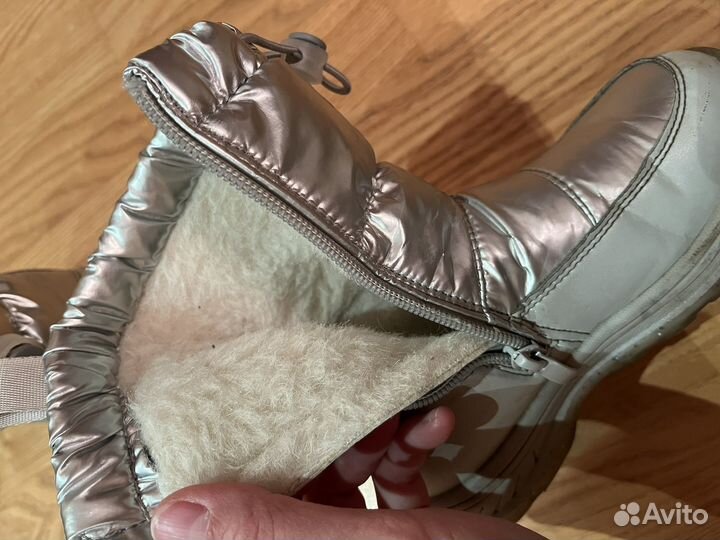 Зимние сапоги для девочки 28 (натуральная шерсть)