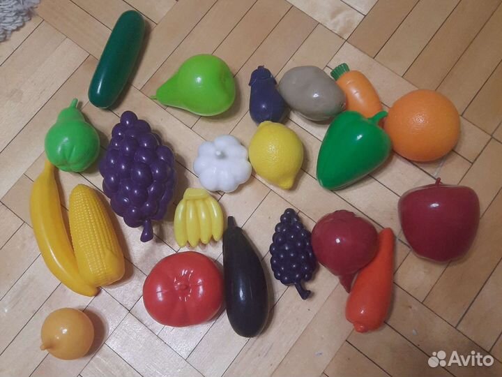 Тележка с фруктами 21 предмет