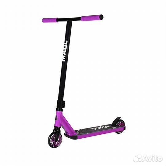 Самокат трюковой Ateox maul (черный-фиолетовый)