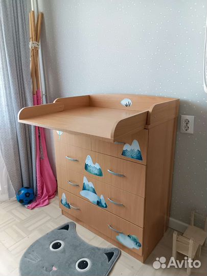 Комод детский с пеленальным столиком