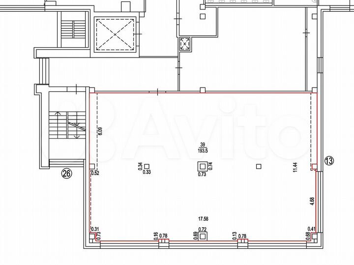 Офис, 193.5 м²