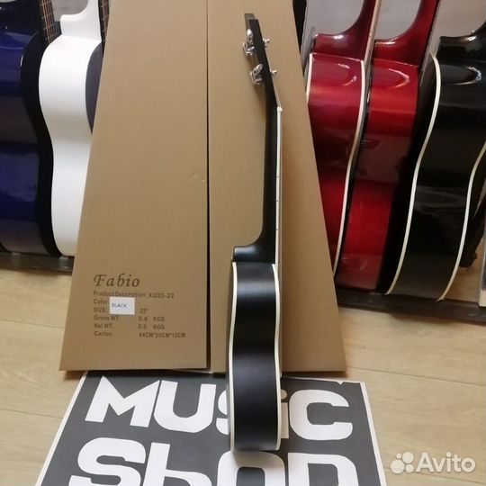 Укулеле новая концерт красное дерево