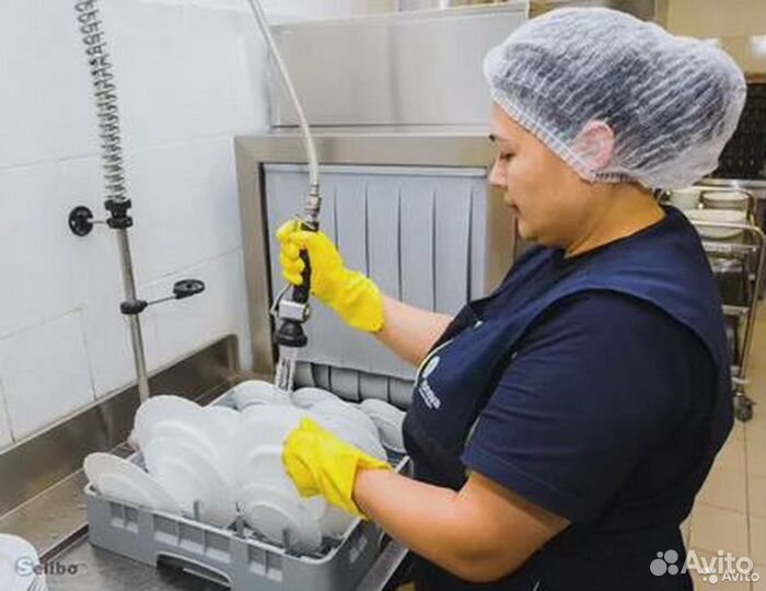 Мойщик посуды (белая мойка)