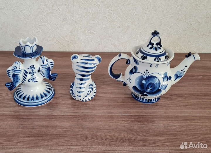 Гжель 7 предметов