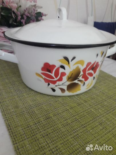 Кастрюля эмалированная СССР