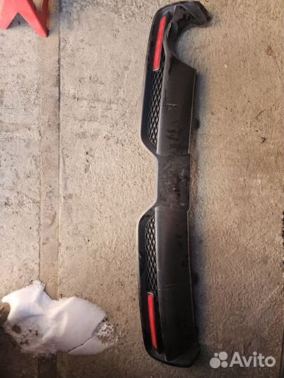 Накладка на задний бампер