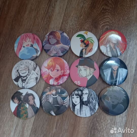 Значки с аниме