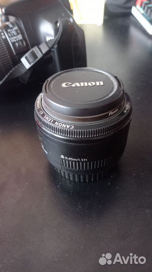 Фотоаппарат canon EOS1100D + объектив 50mm