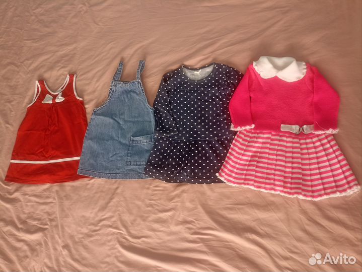Одежда пакетом для девочки 86 92