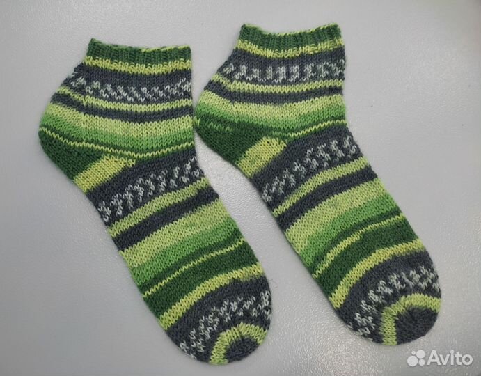 Короткие носки вязаные р 38-39
