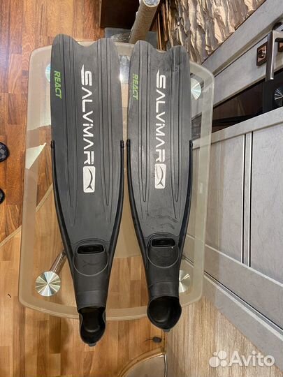 Ласты с носками для подвойной охоты