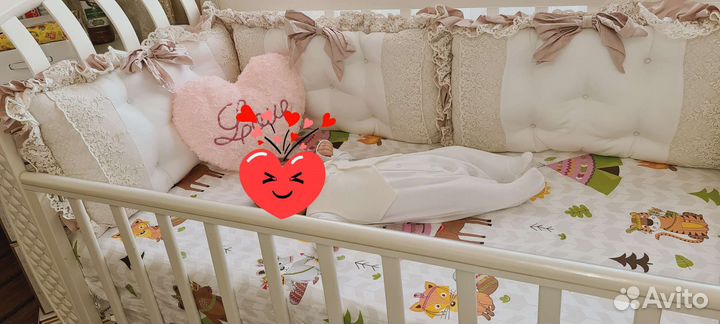 Бортики в детскую кроватку