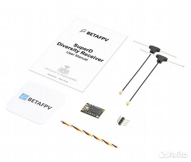 Нано приемник betafpv elrs diversity 2,4 915 Мгц