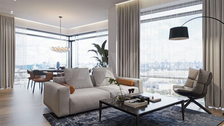 1-к. квартира, 55 м², 17/21 эт.