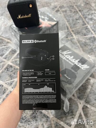 Наушники Marshall major 3 bluetooth