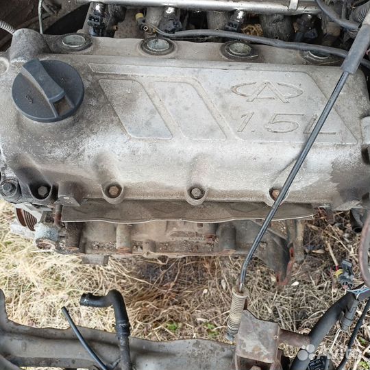 Двигатель чери бонус в сборе